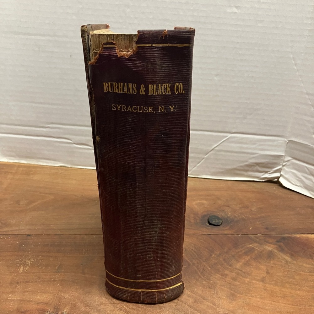 Vintage Burhans & Black Co Hardware Supplies Illustrated Catalogue Syracuse NY